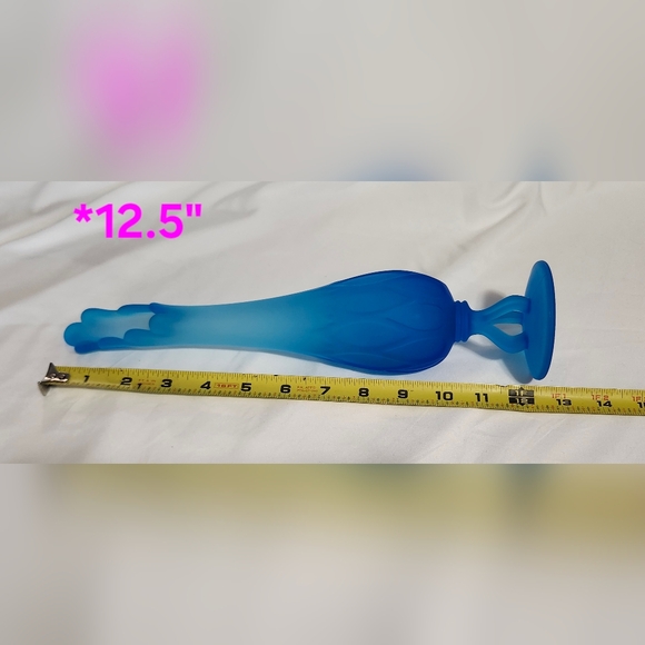 VTG Westmoreland Doric Blue Mist Swung Vase! 12.5" - Picture 7 of 7